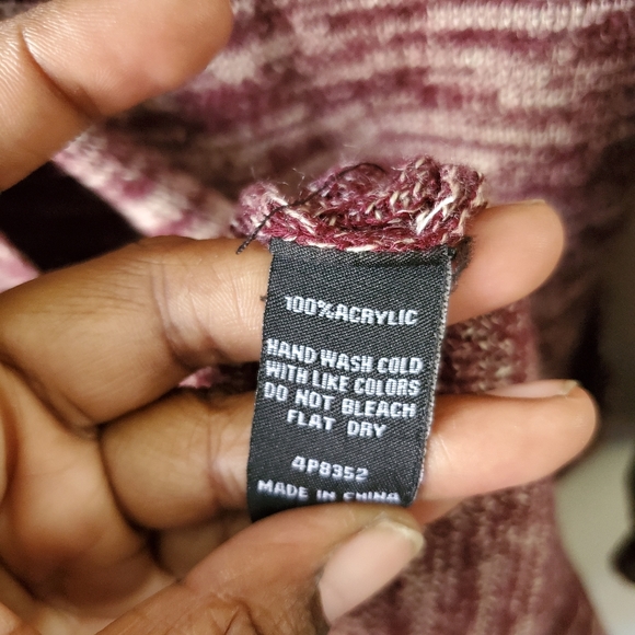 NEW Foreign Exchange Burgundy Longline Cardigan - Picture 6 of 7